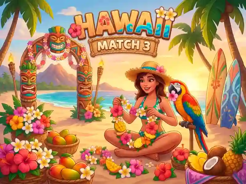 Mchezo Hawaii Match 3 online