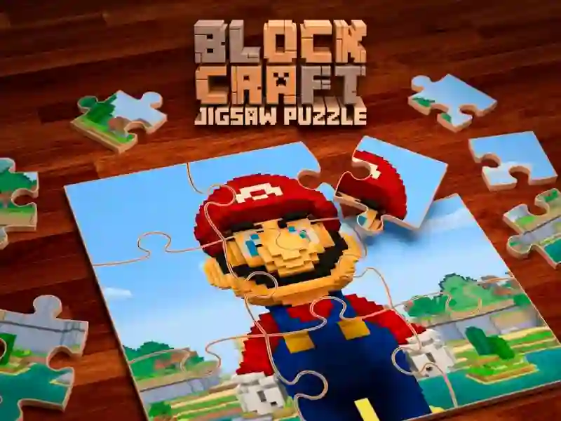Mchezo Block Craft Jigsaw Puzzle online