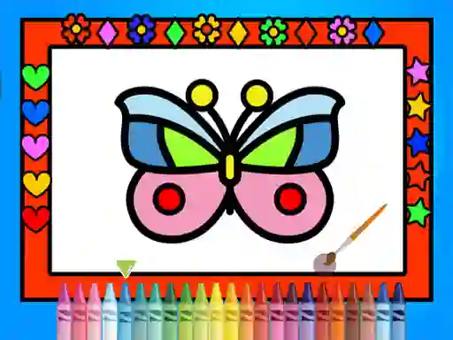 Mchezo Color and Decorate Butterflies online