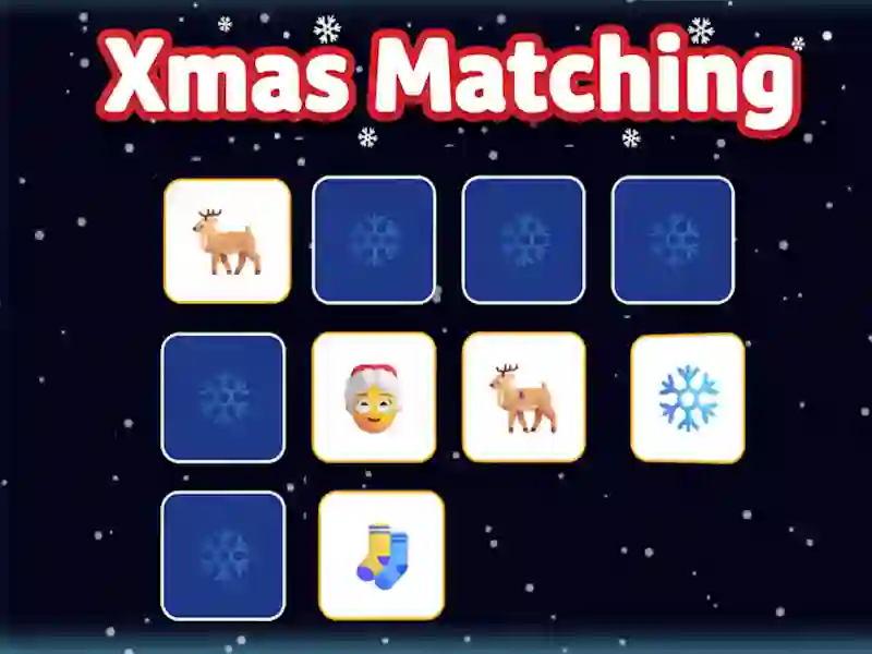 Mchezo Xmas Matching online