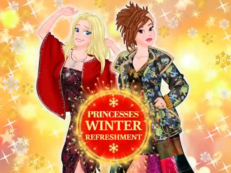 Mchezo Princesses winter refreshment online