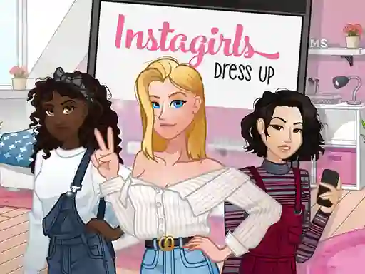 Mchezo Instagirls Dress Up online