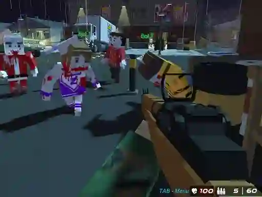Mchezo GunGame 24 Pixel online