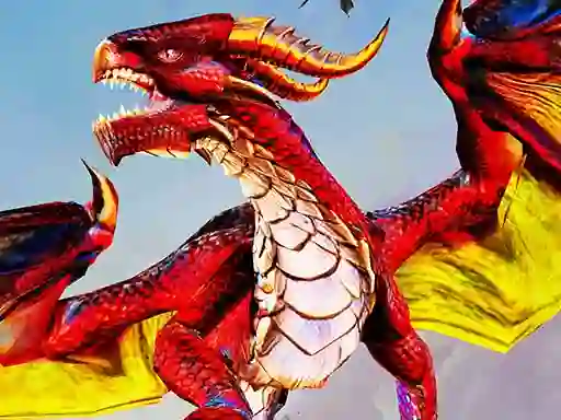 Mchezo Flying Dragon City Attack online