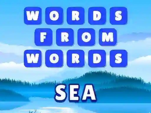 Mchezo Words from words: Sea online