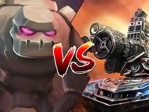 Mchezo Tank vs Golems online