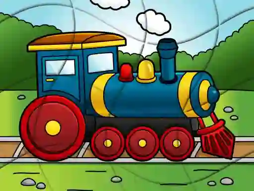 Mchezo Transport Wavy Jigsaw online