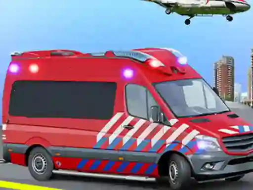 Mchezo City Ambulance Emergency Rescue online