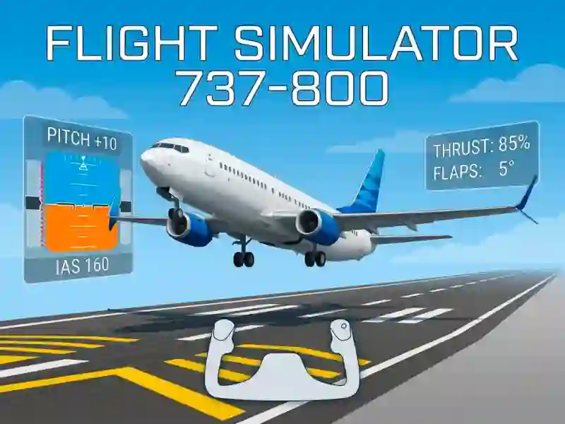 Mchezo Flight Simulator 737-800 online