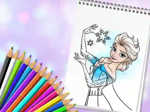 Mchezo Amazing Princess Coloring Book online