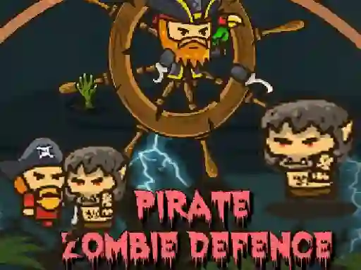 Mchezo Pirate Zombie Defence online