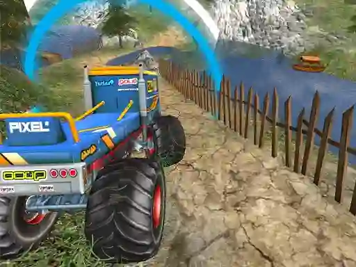 Mchezo Monster Truck Offroad Driving Mountain online