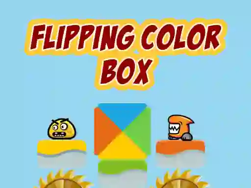 Mchezo Flipping Color Box online