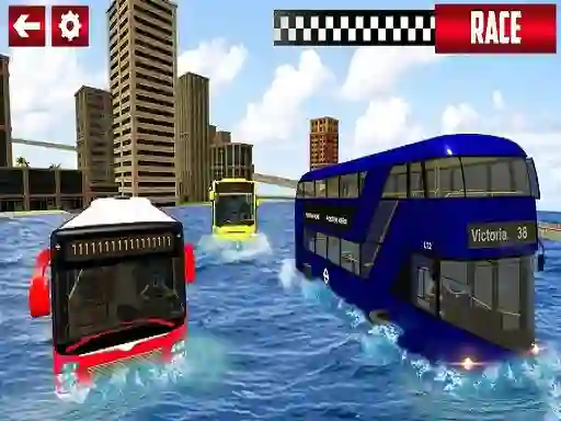 Mchezo River Coach Bus Driving Simulator online