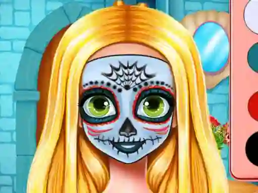 Mchezo Sister's Halloween Face Paint online