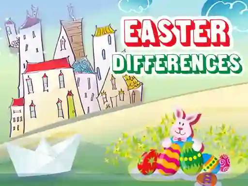 Mchezo Easter Differences online