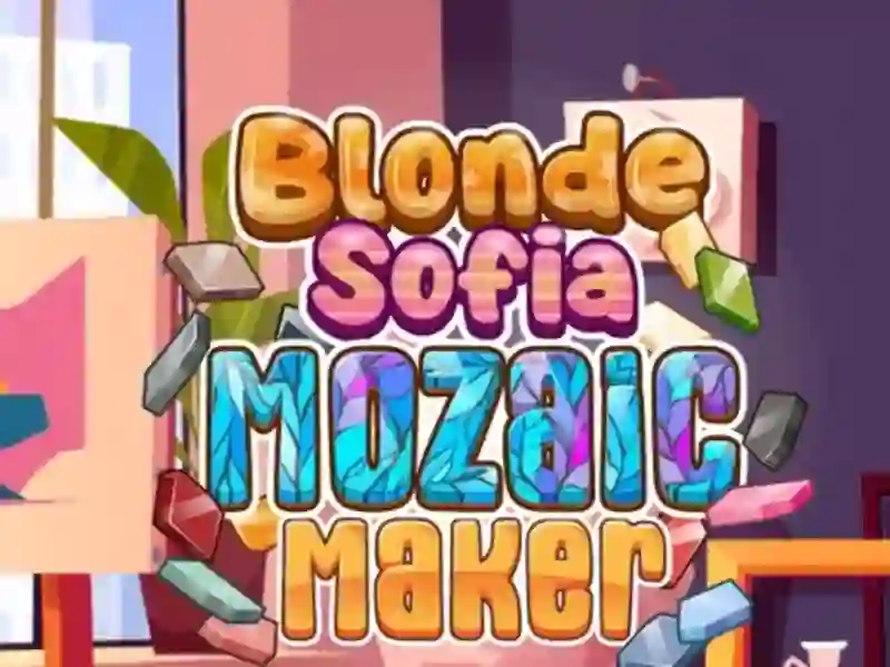 Mchezo Blonde Sofia: Mozaic Maker online