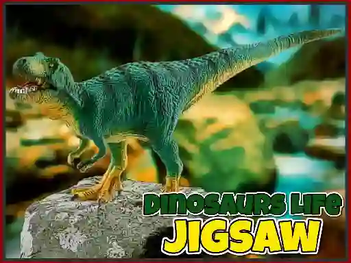 Mchezo Dinosaurs Life Jigsaw online