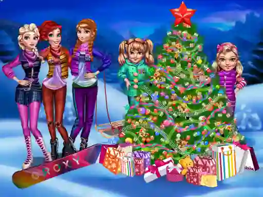 Mchezo Princess Christmas Night online