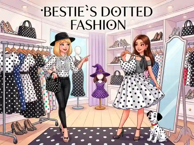 Mchezo Bestie`s Dotted Fashion online