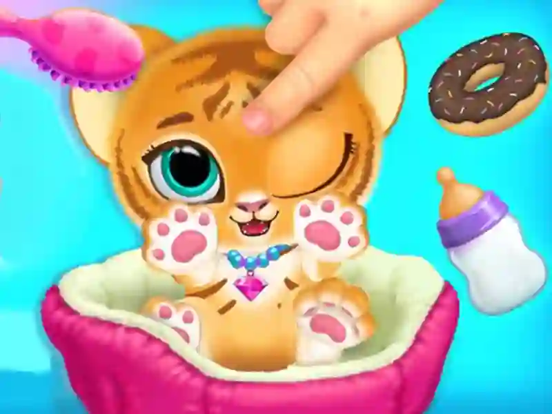 Mchezo Baby Tiger Care online