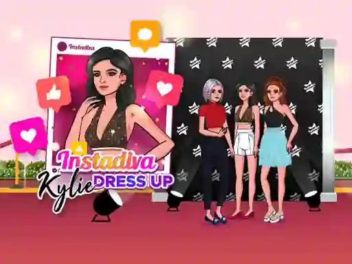 Mchezo Instadiva Kylie Dress Up online