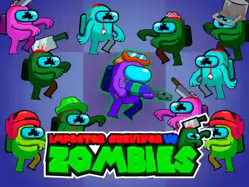 Mchezo Impostor Survivor vs Zombies online