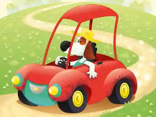 Mchezo Funny Animal Ride Difference online