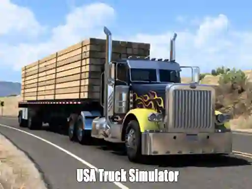 Mchezo USA Truck Simulator 2024 online
