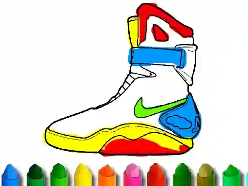 Mchezo Back To School: Shoe Coloring online