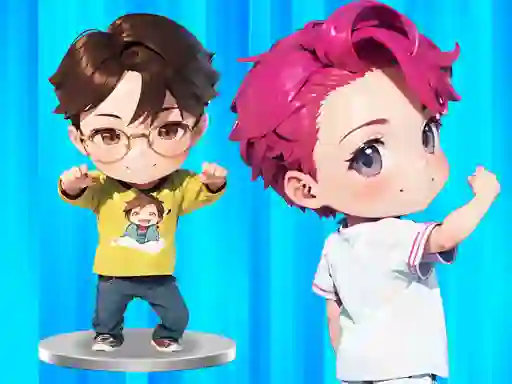 Mchezo BTS Chibi Claw Machine online