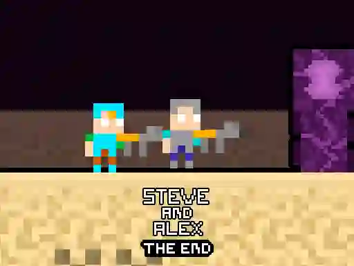 Mchezo Steve and Alex TheEnd online