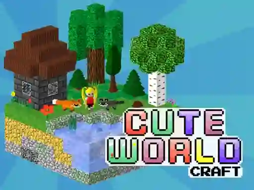 Mchezo Cute World Craft online