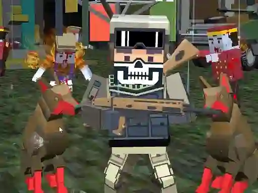 Mchezo MultiGun Arena 3D Zombie Survival online