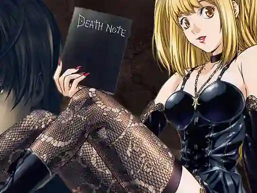 Mchezo Death Note Anime Jigsaw Puzzle Collection online