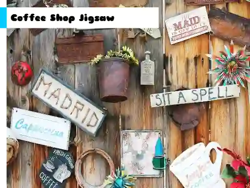 Mchezo Coffee Shop Jigsaw online