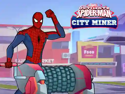Mchezo Spiderman Gold Miner online