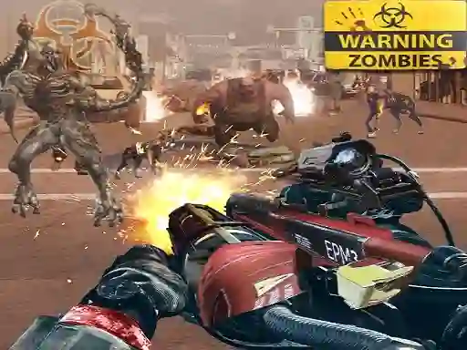 Mchezo Zombie Shooter - Warfar online