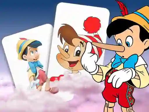 Mchezo Pinocchio Memory card Match online