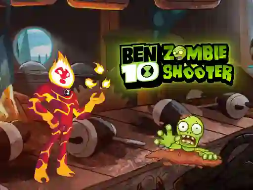 Mchezo Ben 10 Zombie Shooter online