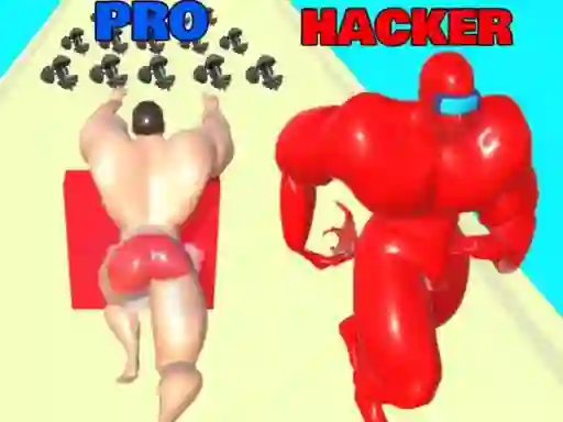 Mchezo Muscle Runner Rush Race 3D online