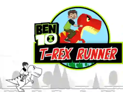 Mchezo Ben 10 T-Rex Runner online