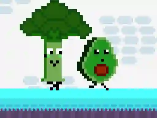 Mchezo Cat Chef vs Fruits - 2 Player online