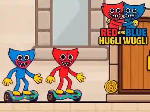 Mchezo Red and Blue Hugli Wugli online
