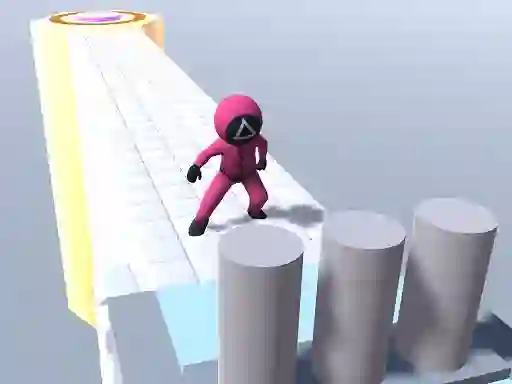 Mchezo Squid Gamer Runner Obstacle online