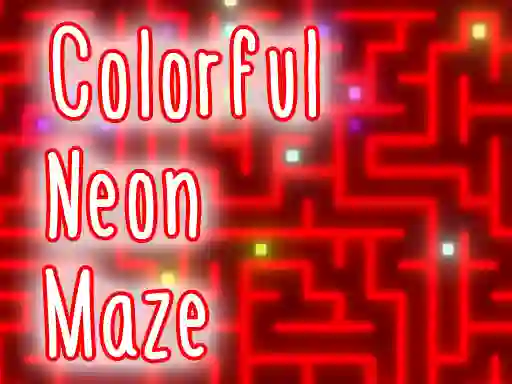 Mchezo Colorful Neon Maze online