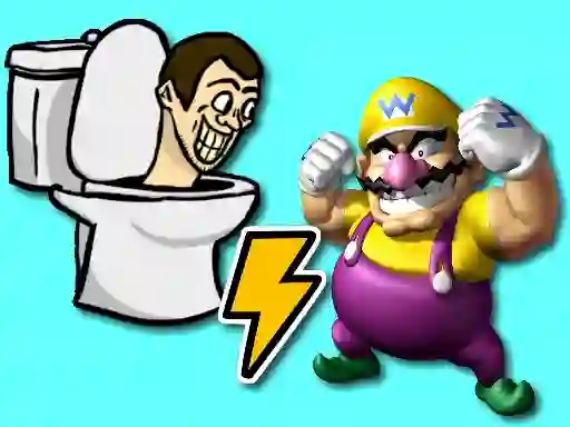 Mchezo Skibidi Toilet vs Wario online