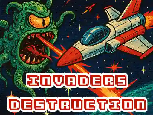 Mchezo Invaders Destruction online