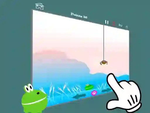 Mchezo Hunt feed the frog 2 online