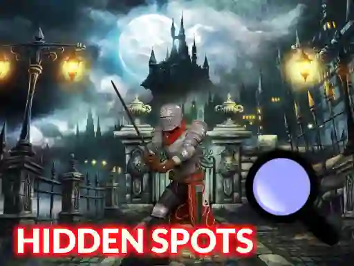 Mchezo Hidden Spots Under the Moon online